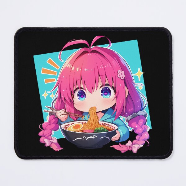 Item preview, Kurosaki Mea To Love Ru Anime Girl Kawaii Ramen Energetic Cute Chibi Bright designed and sold by Raslbazola.