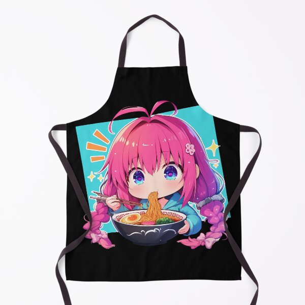 Item preview, Kurosaki Mea To Love Ru Anime Girl Kawaii Ramen Energetic Cute Chibi Bright designed and sold by Raslbazola.