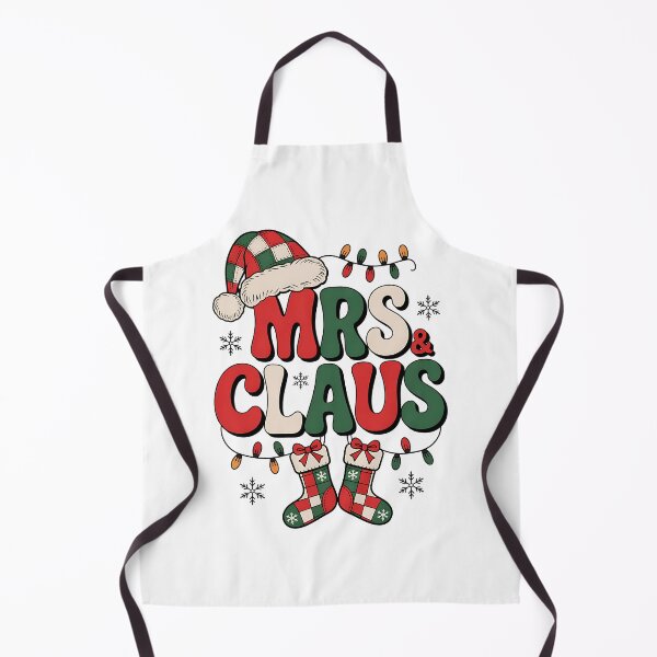 Item preview, Mr and Mrs Claus Couples Santa Patchwork Christmas Lights designed and sold by BakeryDozen.