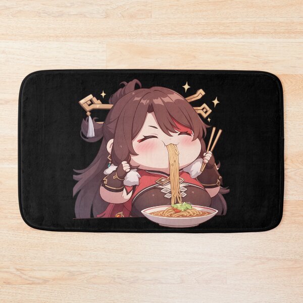 Item preview, Beidou Genshin Impact Game Girl Kawaii Ramen Strong Warm Chibi Cozy Flavor designed and sold by Raslbazola.
