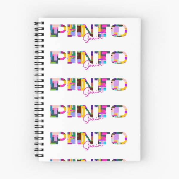 Item preview, Pinto, Spain, Vibrant Abstract City Typography Art designed and sold by Wanderful-roads.