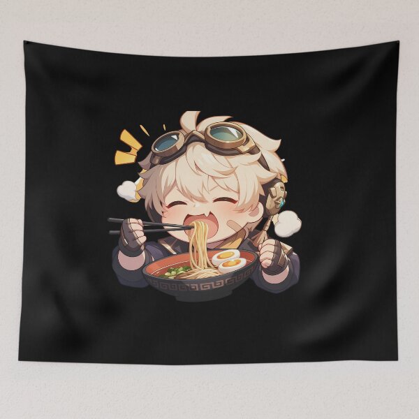 Item preview, Bennett Genshin Impact Game Kawaii Ramen Energetic Warm Chibi Joy Flavor designed and sold by Raslbazola.