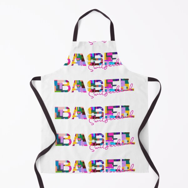Item preview, Basel, Switzerland, Vibrant Abstract City Typography Art designed and sold by Wanderful-roads.