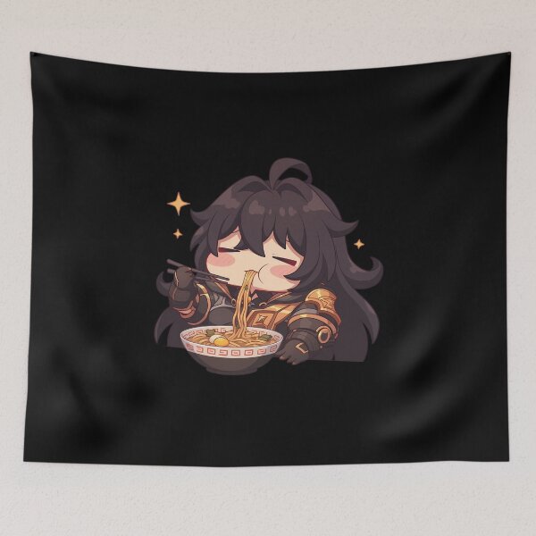 Item preview, Albedo Genshin Impact Game Kawaii Ramen Calm Soft Chibi Gentle Warm Flavor designed and sold by Raslbazola.