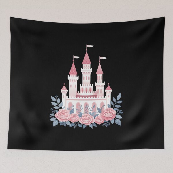 Item preview, Pink Bow Magical Fairytale Castle designed and sold by DetroitMug.