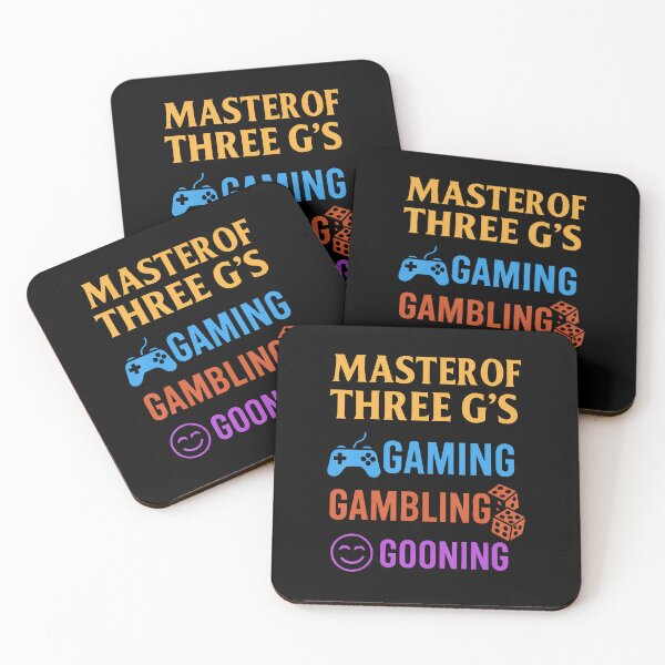 Item preview, Masterof Three G'S Gaming Gambling Gooning Funny Design designed and sold by JoannMinndy.