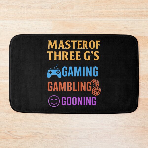 Item preview, Masterof Three G'S Gaming Gambling Gooning Funny Design designed and sold by JoannMinndy.