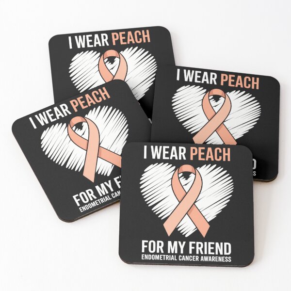 Item preview, I Wear Peach For My Friend Endometrial Cancer Awareness designed and sold by papertaless.