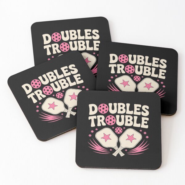 Item preview, Pink Doubles Trouble Pickleball Tournament Partner Matching designed and sold by DetroitMug.