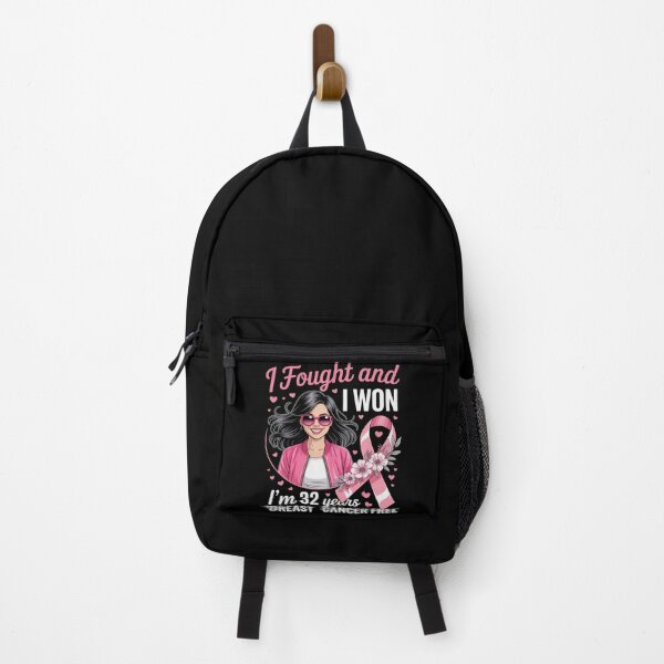 Item preview, Pink Girl I Fought and I Won I'm 32 Years Breast Cancer Free designed and sold by DetroitMug.