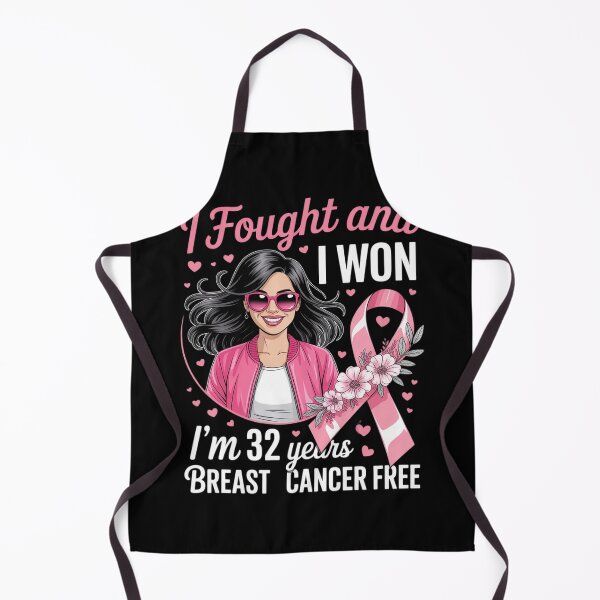 Item preview, Pink Girl I Fought and I Won I'm 32 Years Breast Cancer Free designed and sold by DetroitMug.