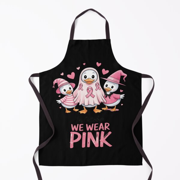 Item preview, Pink Goose Witch in October We Wear Pumpkin Breast Cancer designed and sold by DetroitMug.