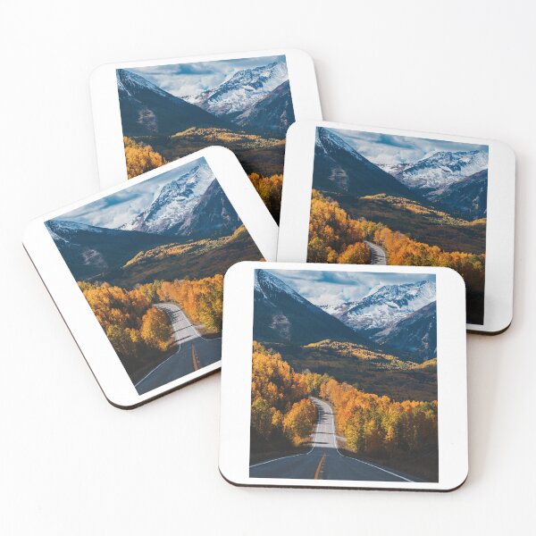 Item preview, Road Through Forest To Mountains Photographic Print designed and sold by Mother-Nature65.