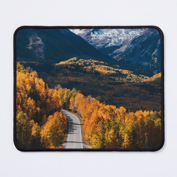 Item preview, Road Through Forest To Mountains Photographic Print designed and sold by Mother-Nature65.