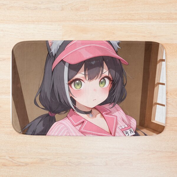 Item preview, Kyaru Café Maid Confident Pose Princess Connect Game Anime Girl designed and sold by Raslbazola.