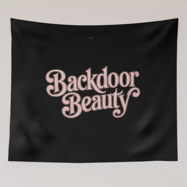 Item preview, Pink ornate lettering - Backdoor Beauty designed and sold by DetroitMug.