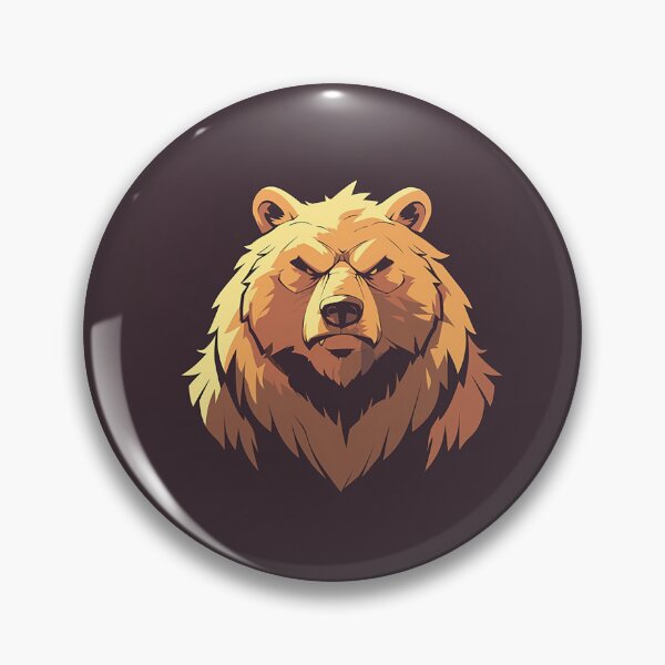 Item preview, Fierce Golden Bear Illustration designed and sold by Christian Weiss.