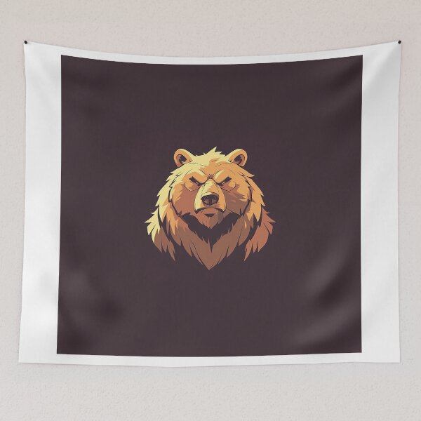 Item preview, Fierce Golden Bear Illustration designed and sold by Christian Weiss.