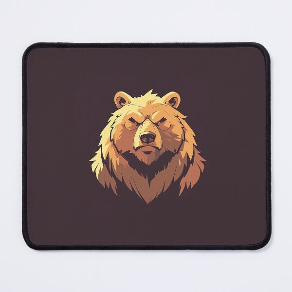 Item preview, Fierce Golden Bear Illustration designed and sold by Christian Weiss.