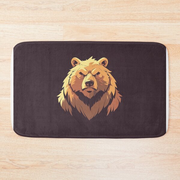 Item preview, Fierce Golden Bear Illustration designed and sold by Christian Weiss.