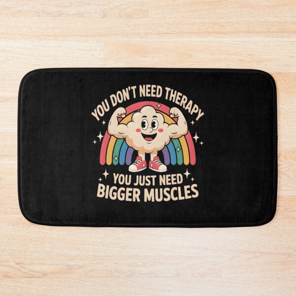 Item preview, Funny Buff Brain Rainbow Motivation designed and sold by JaericaSBrad.