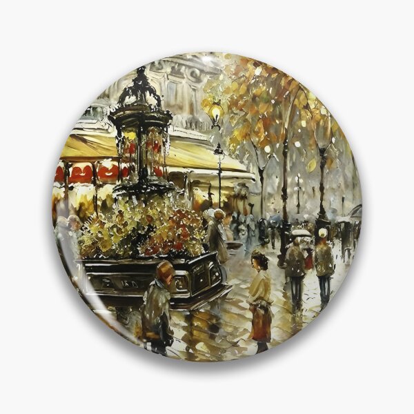 Item preview, Comédie: A Belle Époque Street Scene Before the Historic Comédie-Française - 05 designed and sold by artdesignsnow.