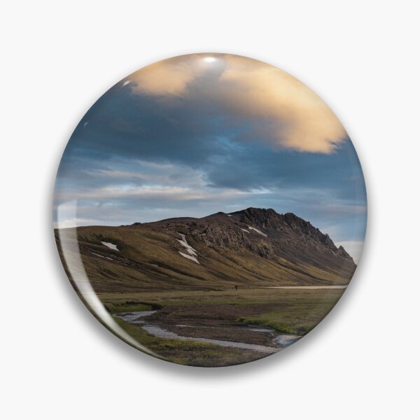 Item preview, Stream Through Landscape To Mountain Photographic Print designed and sold by Mother-Nature65.
