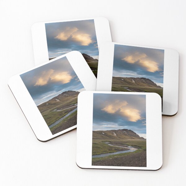 Item preview, Stream Through Landscape To Mountain Photographic Print designed and sold by Mother-Nature65.