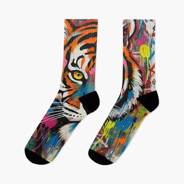 Aperçu de l'œuvre UNE PEINTURE POP ART DE TIGRE créée et vendue par infinitearte.