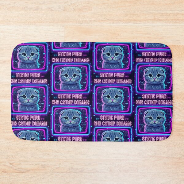 Item preview, Scottish Fold in VHS Glitch designed and sold by Dogandesighn.