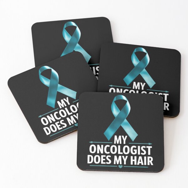 Item preview, My Oncologist Does My Hair Ovarian Cancer Awareness Products designed and sold by papertaless.