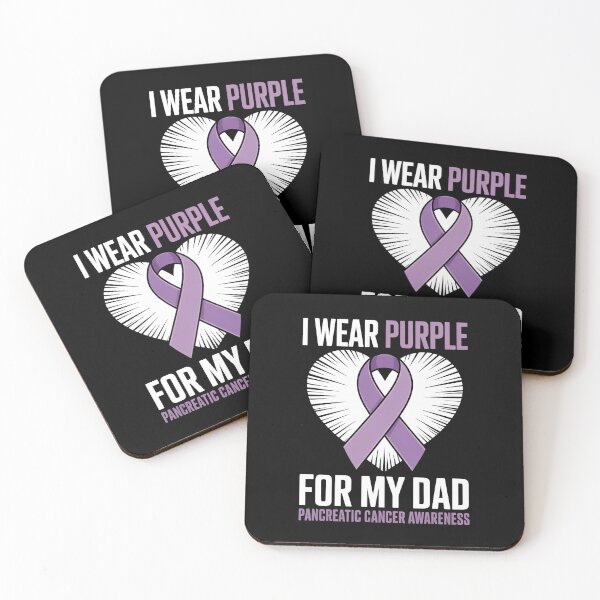 Item preview, I Wear Purple For My Dad Pancreatic Cancer Awareness designed and sold by papertaless.