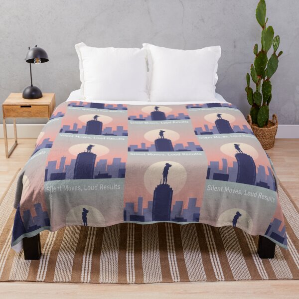 Item preview, Silent Moves Loud Results – Powerful Minimalist Motivation City Aesthetic designed and sold by CuteOasis.