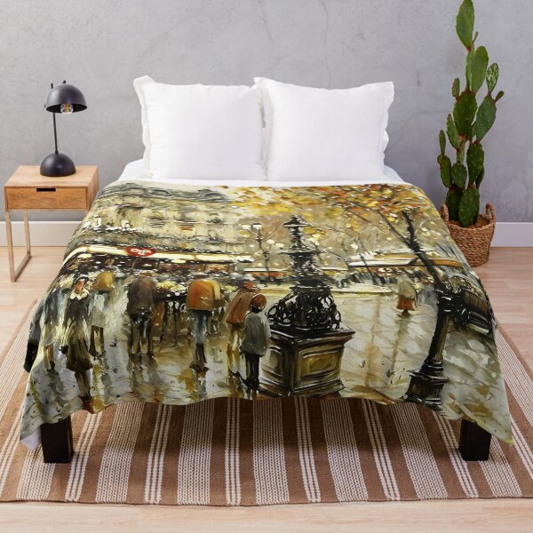Item preview, Comédie: A Belle Époque Street Scene Before the Historic Comédie-Française - 06 designed and sold by artdesignsnow.