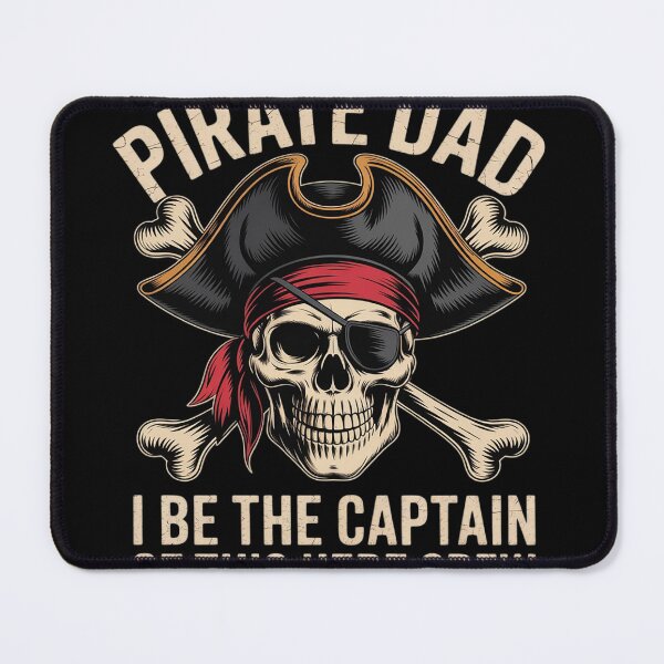 Item preview, Pirate Dad Captain' Funny Pirate Skull Crossbone Halloween designed and sold by DetroitMug.