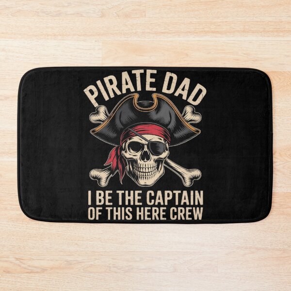 Item preview, Pirate Dad Captain' Funny Pirate Skull Crossbone Halloween designed and sold by DetroitMug.