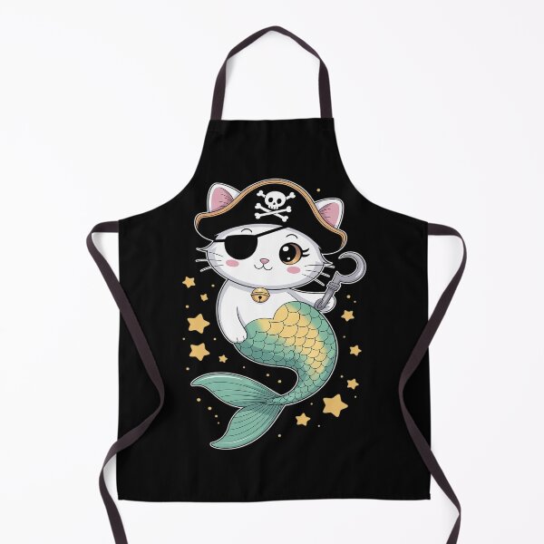 Item preview, Pirate Mermaid Cat Cats Lover Kitten Pet Owner designed and sold by DetroitMug.