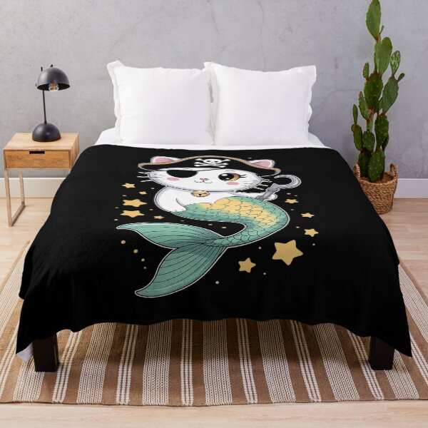 Item preview, Pirate Mermaid Cat Cats Lover Kitten Pet Owner designed and sold by DetroitMug.