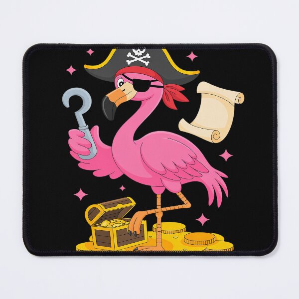 Item preview, Pirate Pink Flamingo Halloween Party Jolly Roger designed and sold by DetroitMug.