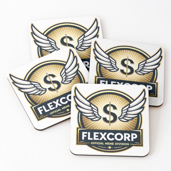 Item preview, Flexcorp - Official Meme Division Logo | Golden Wings & Dollar Sign designed and sold by novapixel25100.
