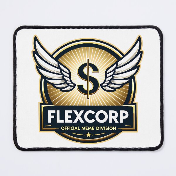 Item preview, Flexcorp - Official Meme Division Logo | Golden Wings & Dollar Sign designed and sold by novapixel25100.