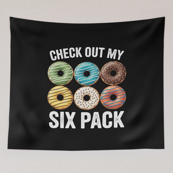 Item preview, Check Out My Six Pack Donut - Gym  designed and sold by CombatTask.