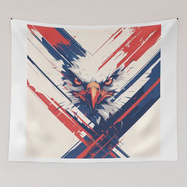 Item preview, Patriotic Eagle Power Illustration designed and sold by Christian Weiss.