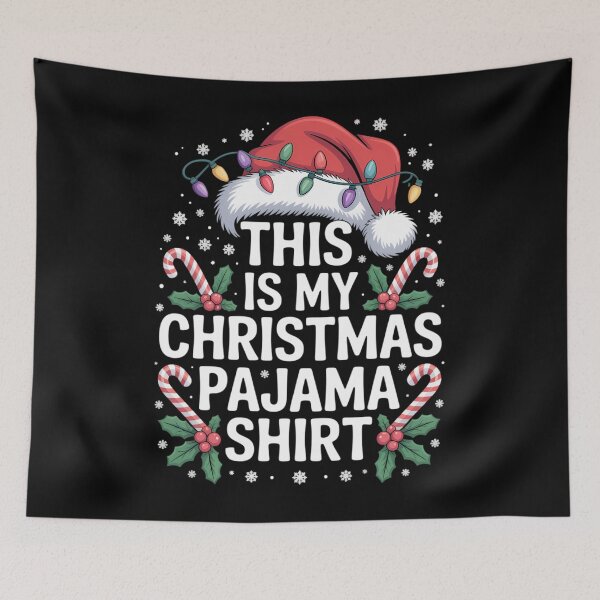 Aperçu de l'œuvre Voici mon pyjama de Noël créée et vendue par papertaless.