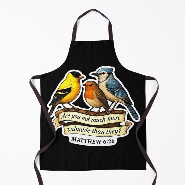 Item preview, Matthew 6:26 Are you not much more valuable than they?  designed and sold by plushism.
