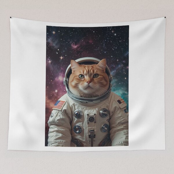 Item preview, Astronaut cat 1 designed and sold by Ai photo12.