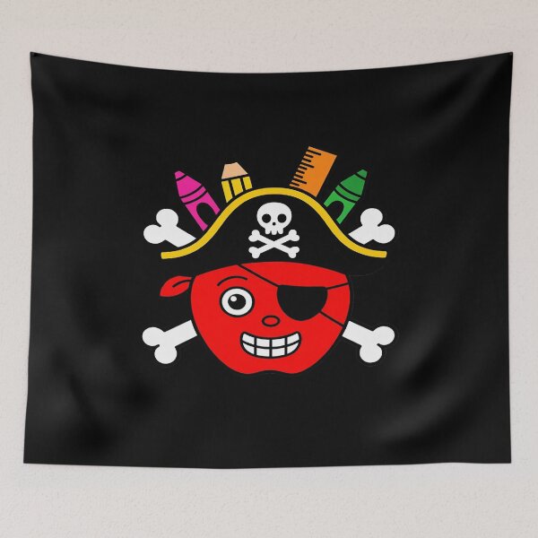 Item preview, Pirate Squad Funny Apple Teacher Talk Like Pirate Day designed and sold by DetroitMug.