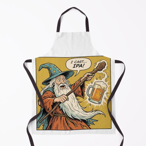 Item preview, Retro Beer Wizard Comic – “I Cast IPA” designed and sold by Imaginationbeyond.