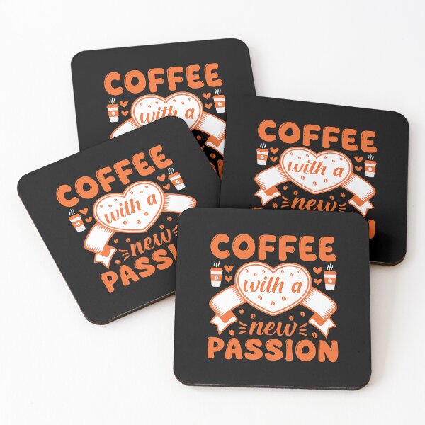 Item preview, Coffee With a New Passion  – Coffee Quote designed and sold by MursalinDesigns.
