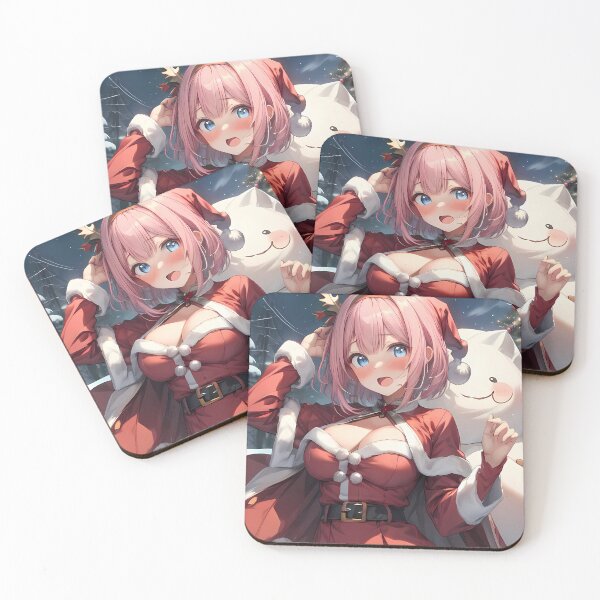 Item preview, Yui Princess Connect Anime Girl Christmas Night Cheer designed and sold by Raslbazola.